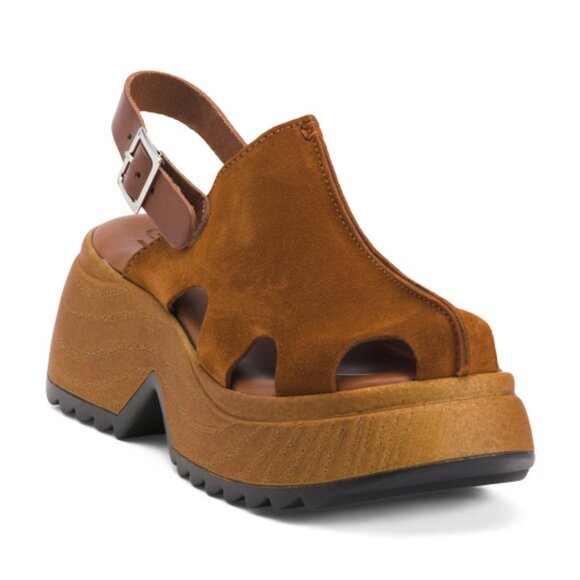 new CARLO PERA Made In Italy Suede comfort Clogs - Picture 3 of 8